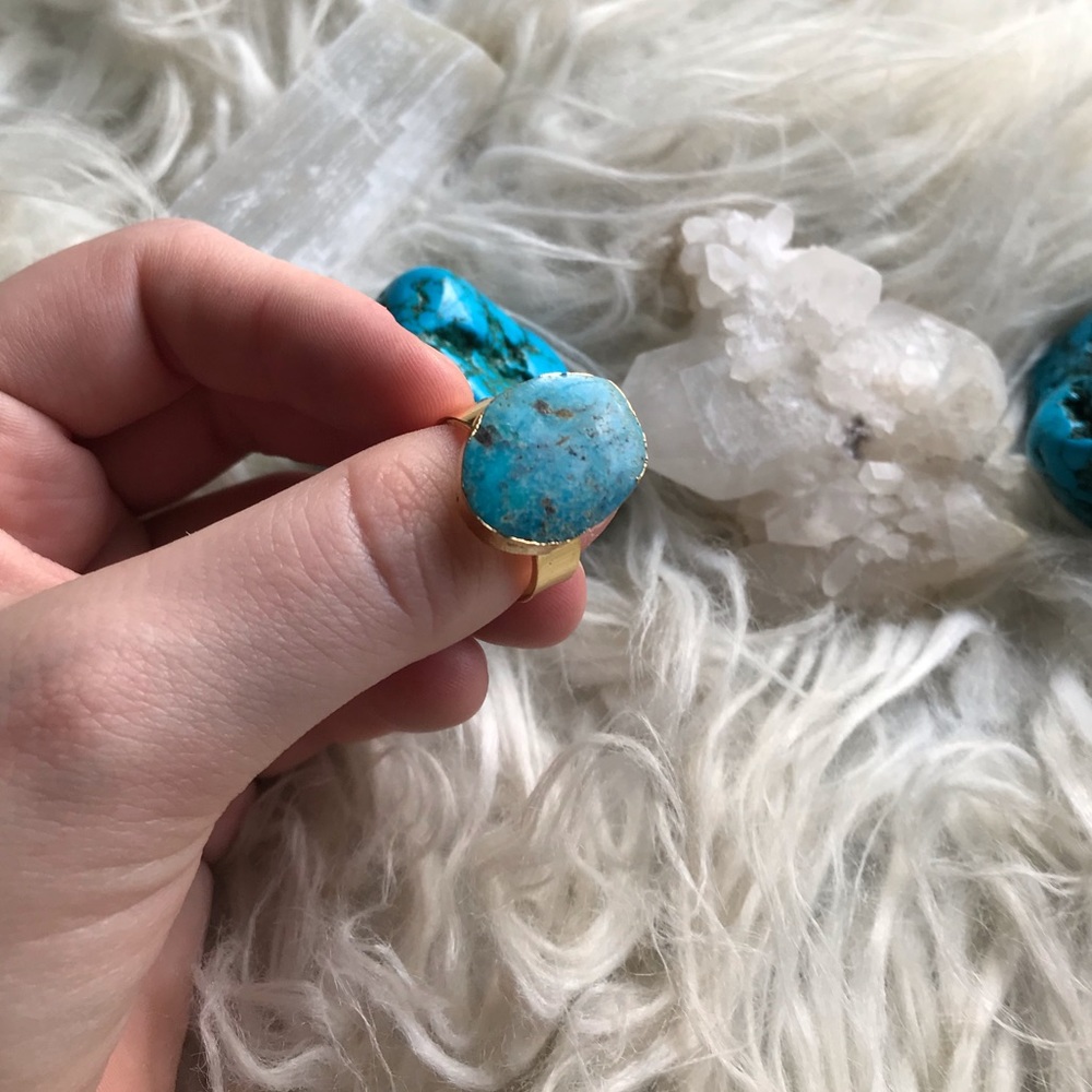 Genuine Turquoise Ring - Picture 8 of 8